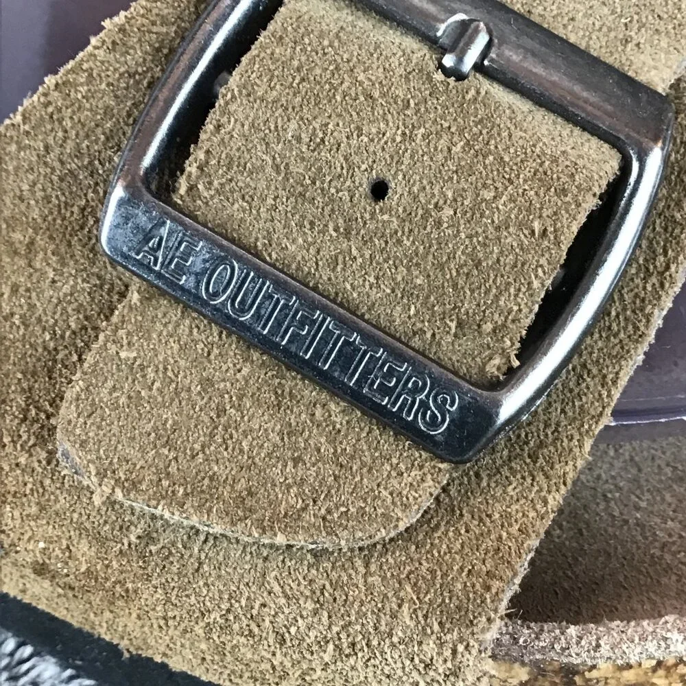 American Eagle Brown Leather Sandals Sz EU47|US‎ 12.5